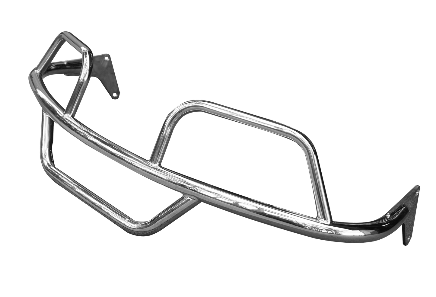 SGC POLISHED STAINLESS STEEL BRUSH GUARD FOR EZGO TXT/FREEDOM/VALOR (2014-UP)