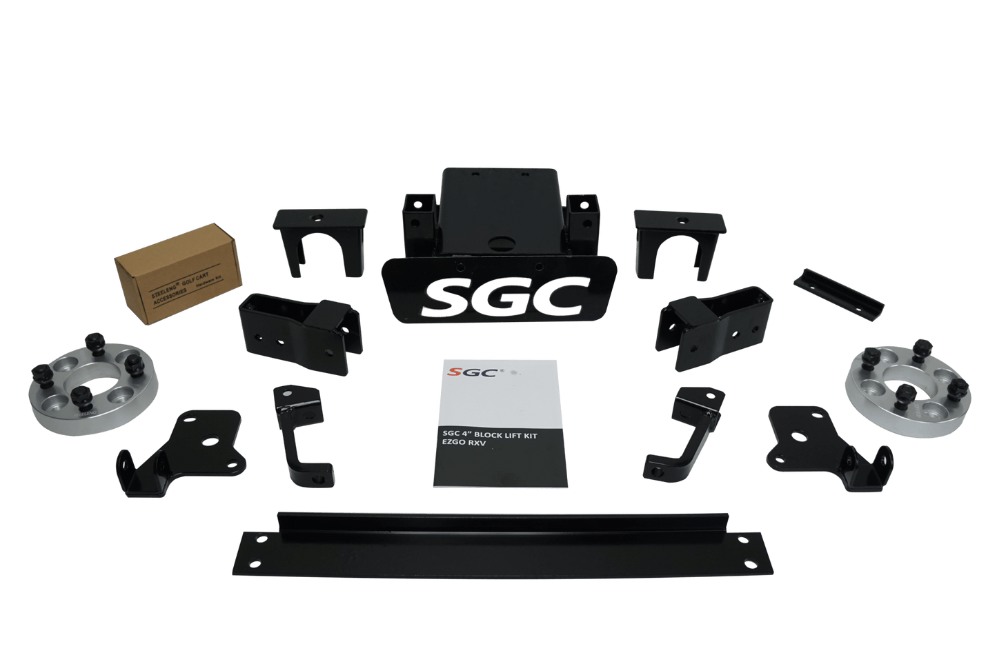 SGC LIFT KIT – 4″ BLOCK KIT FOR EZGO RXV (2008-2021.5)