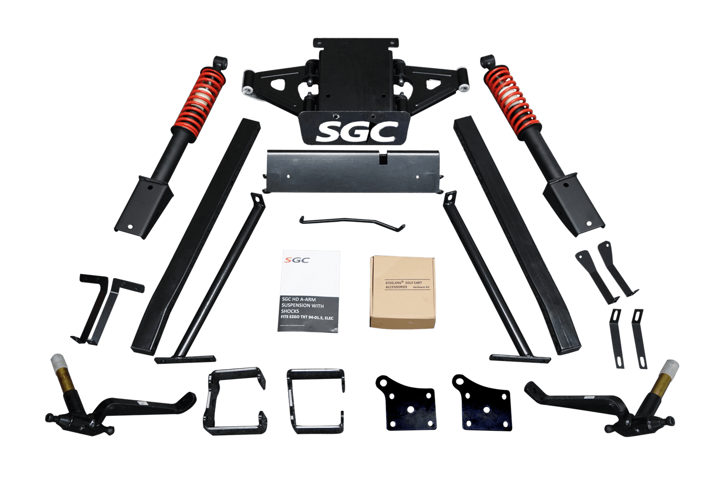 SGC LIFT KIT – 6″ BUILT-IN COIL-OVER SHOCKS A-ARM FOR EZGO TXT (1994-2001.5) ELECTRIC