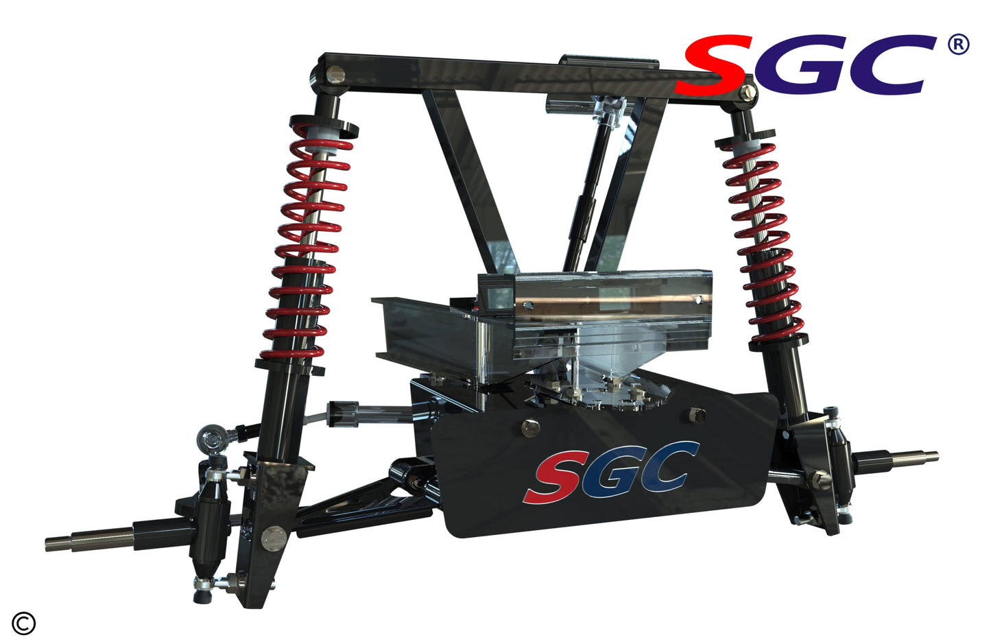 SGC LIFT KIT – 6″ HEAVY DUTY BUILT-IN COIL-OVER SHOCKS A-ARM FOR CLUB CAR DS (2004-2006)