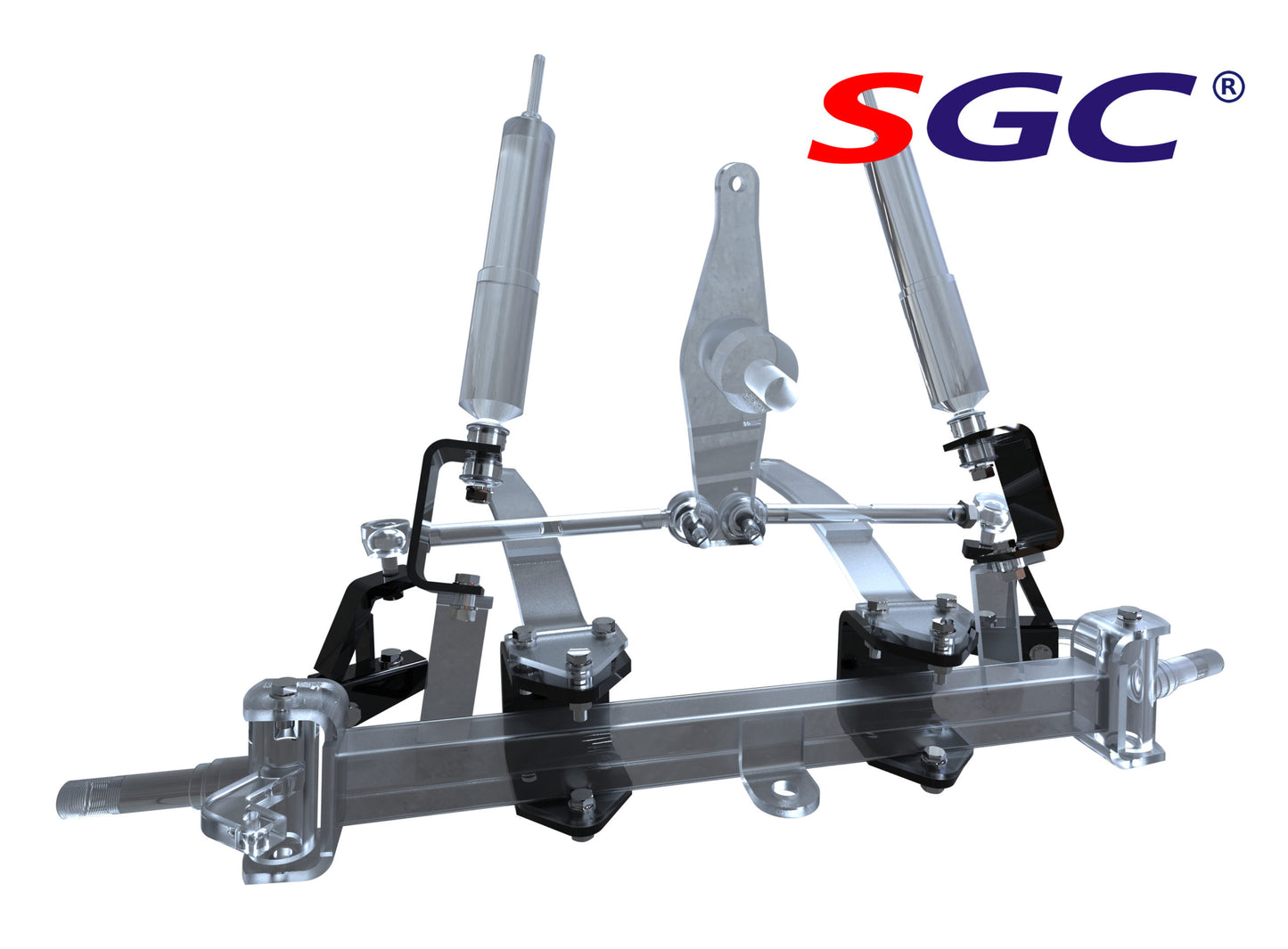 SGC LIFT KIT – 4″ BLOCK KIT FOR EZGO TXT (1994-2001.5) GAS
