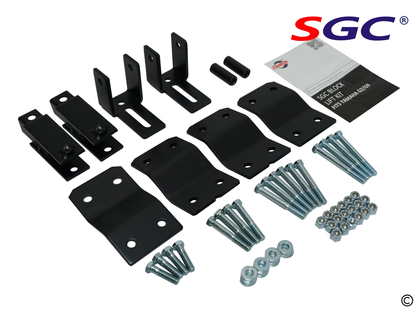 SGC LIFT KIT – 4″ BLOCK KIT FOR YAMAHA G2/ G9 ELECTRIC OR GAS