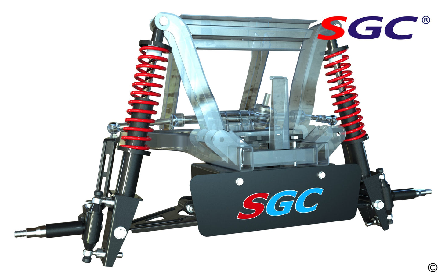 SGC LIFT KIT – 6″ HEAVY DUTY BUILT-IN COIL-OVER SHOCKS SINGLE A-ARM KIT FOR YAMAHA G29 (DRIVE) ELECTRIC OR GAS
