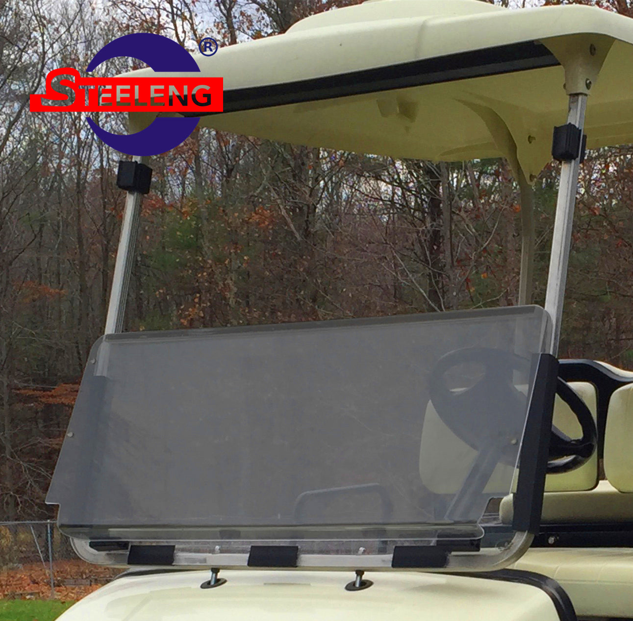 SGC WINDSHIELD TINTED FOLDABLE FOR YAMAHA G14 / G16/ G19 (1995-2003)