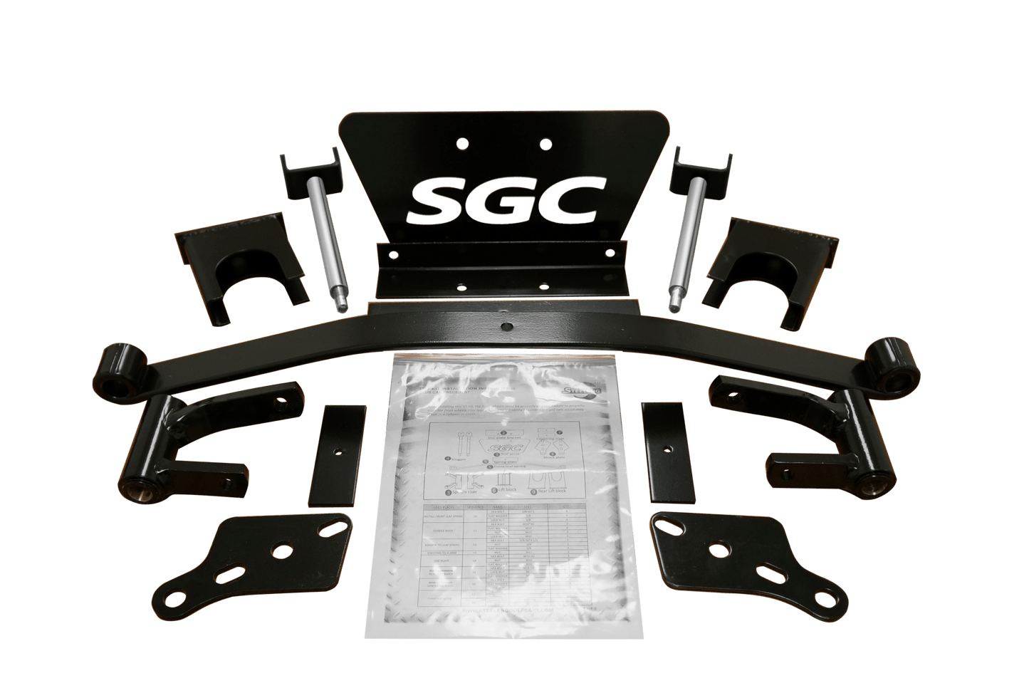 SGC LIFT KIT – 4” BLOCK (SPINDLE EXTENSION) FOR CLUB CAR PRECEDENT (2004-UP)