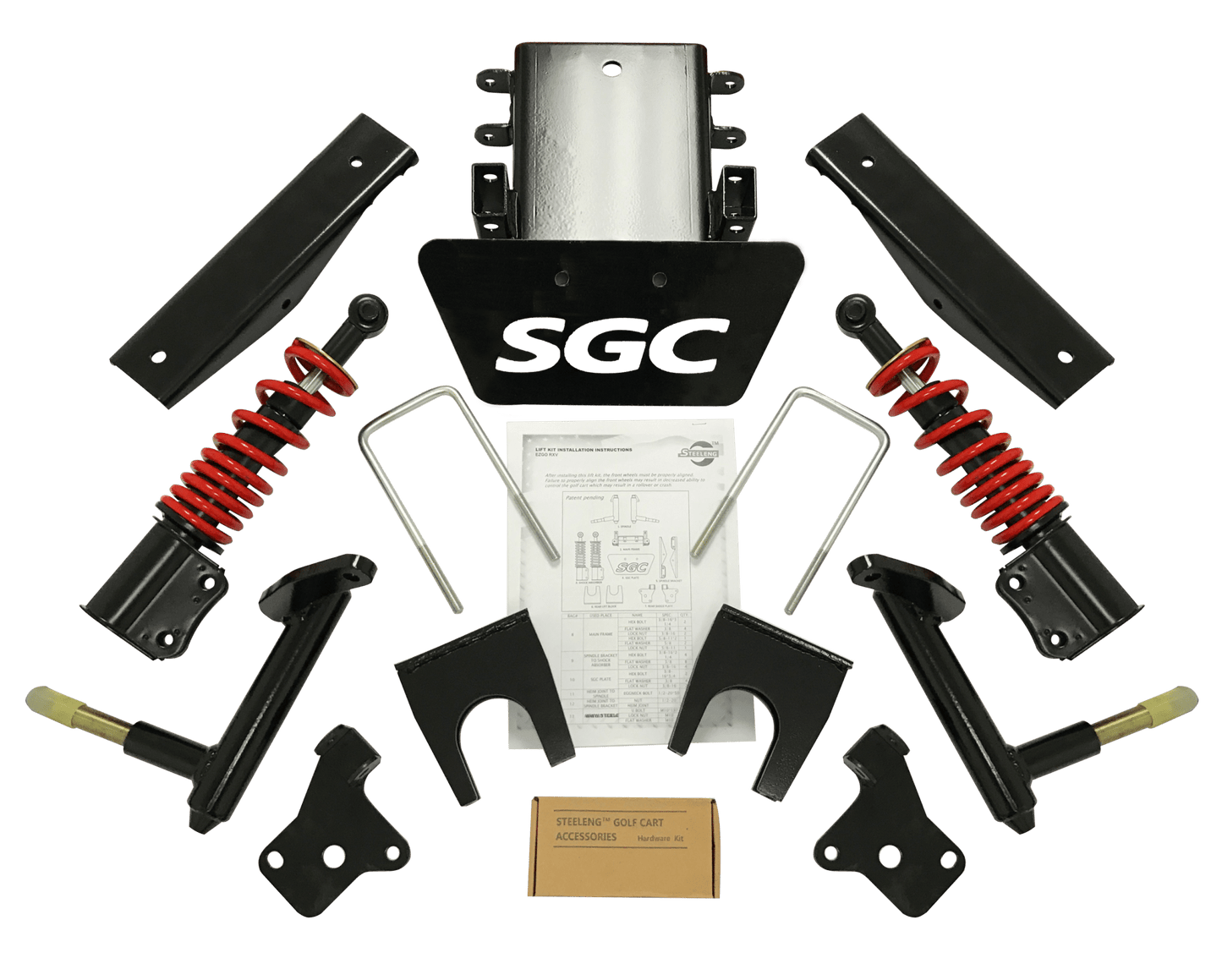 SGC LIFT KIT – 6″ HEAVY DUTY BUILT-IN COIL-OVER SHOCK A-ARM FOR EZGO RXV (2008-2013)