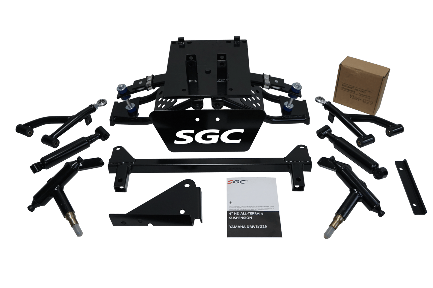 SGC LIFT KIT – 4″ HEAVY DUTY DOUBLE A-ARM KIT FOR YAMAHA G29 (DRIVE) ELECTRIC OR GAS