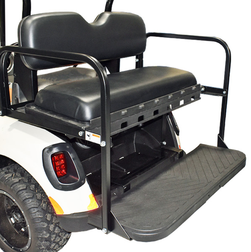 GTW® MACH3 Rear Flip Seat for Club Car DS - Black