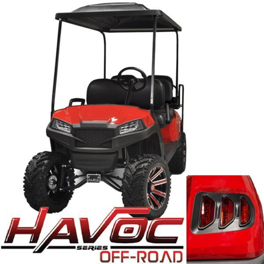 Yamaha G29/Drive HAVOC Off-Road Body Kit in Red (Years 2007-2016)