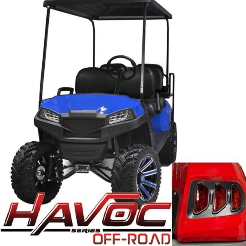 Yamaha G29/Drive HAVOC Off-Road Body Kit in Blue (Years 2007-2016)