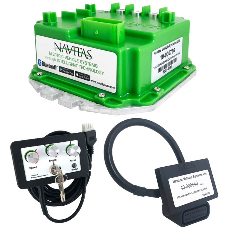 EZGO TXT (DCS) Navitas 600-Amp TSX3.0 Controller Kit with On-the-Fly Programmer