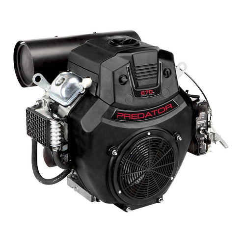 Predator 22 HP (670cc) V-Twin Horizontal Shaft Gas Engine, EPA ...