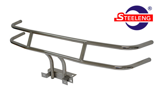 SGC POLISHED STAINLESS STEEL BRUSH GUARD FOR CLUB CAR DS (2004-UP)