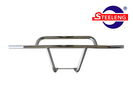 SGC POLISHED STAINLESS STEEL BRUSH GUARD FOR CLUB CAR PRECEDENT (2004-UP)