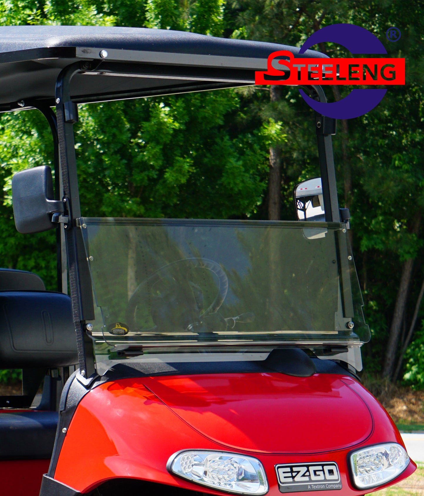 SGC WINDSHIELD TINTED FOLDABLE FOR EZGO RXV (2008-2015)
